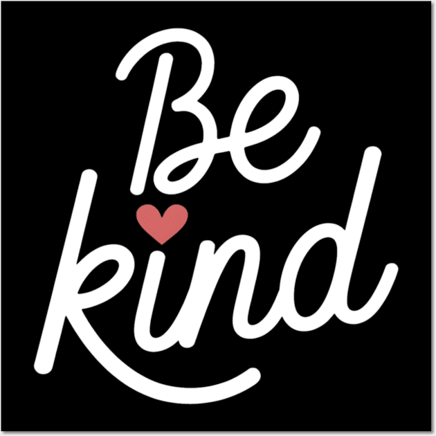 Unity Day Orange Be Kind Anti Bullying World Kindness Day Wall Art by ChessThird